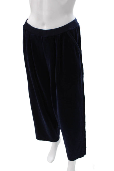 Sonia Rykiel Women Blue Cotton Sweatsuit Long Sleeve Button Size L