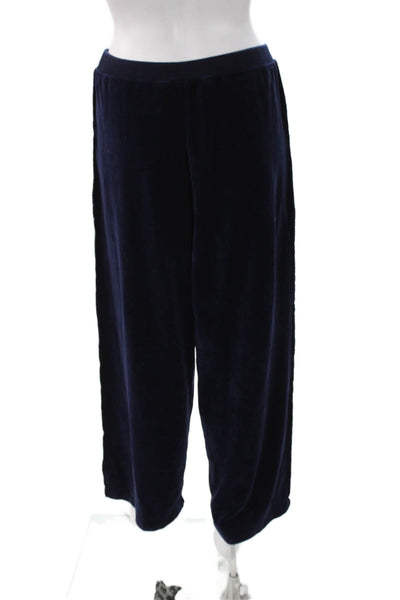 Sonia Rykiel Women Blue Cotton Sweatsuit Long Sleeve Button Size L