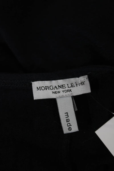 Morgane Le Fay Womens Wool Cardigan Blue Long Sleeve Round Neck Size S