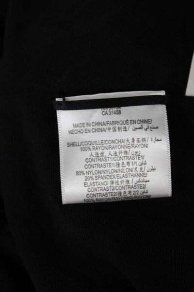 BCBGMAXAZRIA Women Mini Multicolor Off Shoulder Short Sleeve Dress Zip Size XS