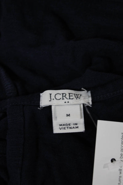 J Crew Women Tunic Tank Sleeveless Crew Neck Blue Size M