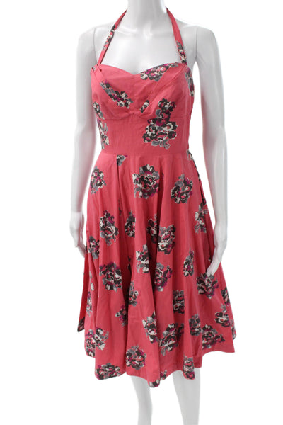 Girls From Savoy Anthropologie Women Fit & Flare Pink Dress Size 2