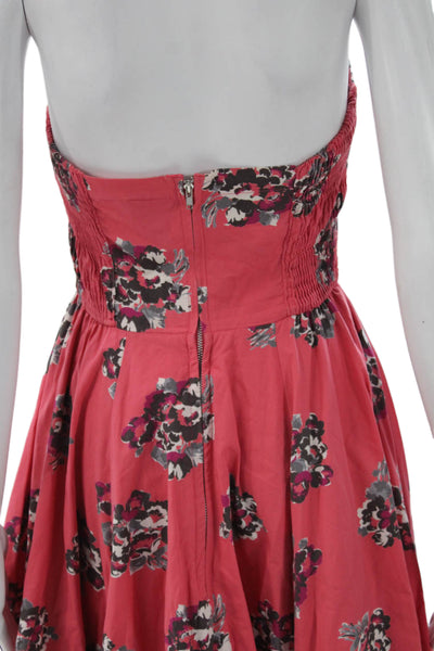 Girls From Savoy Anthropologie Women Fit & Flare Pink Dress Size 2