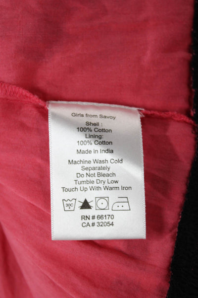 Girls From Savoy Anthropologie Women Fit & Flare Pink Dress Size 2