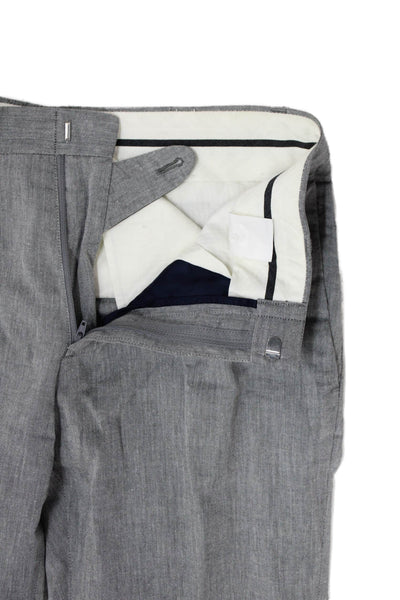 J Crew Mens Gray Somelos Stretch Dress Pants Size 30
