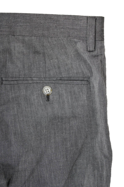 J Crew Mens Gray Somelos Stretch Dress Pants Size 30