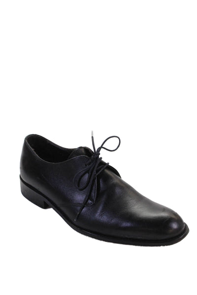 To Boot New York Leather Lace Up Oxford Dress Shoes Black Size 8