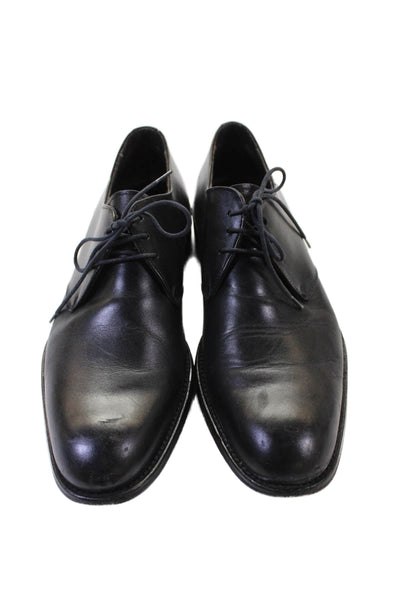 To Boot New York Leather Lace Up Oxford Dress Shoes Black Size 8