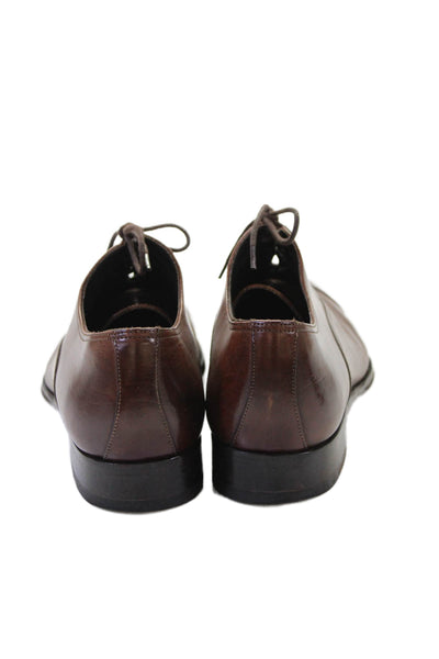 To Boot New York Mens Leather Lace Up Oxford Dress Shoes Brown Size 8