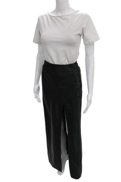 Cami NYC Women Maxi Skirt Black Silk Spandex Pull On Size XS