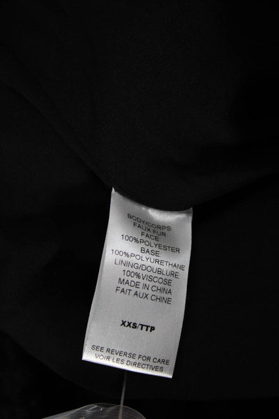 Cami NYC Womens Basic Jacket Black Polyester Snap Long Sleeve Size S