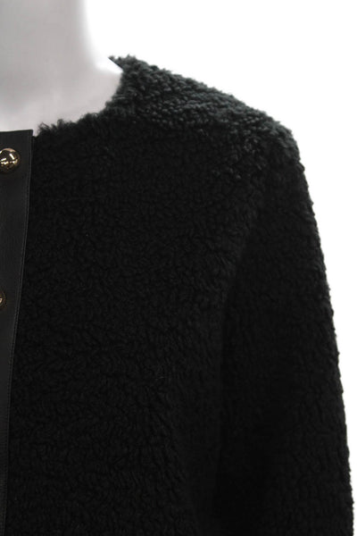 Cami NYC Women Basic Jacket Black Snap Long Sleeve Size 2XS