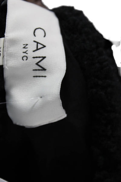 Cami NYC Women Basic Jacket Black Snap Long Sleeve Size 2XS