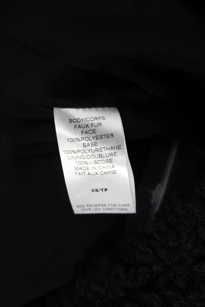 Cami NYC Women Basic Jacket Black Snap Long Sleeve Size 2XS