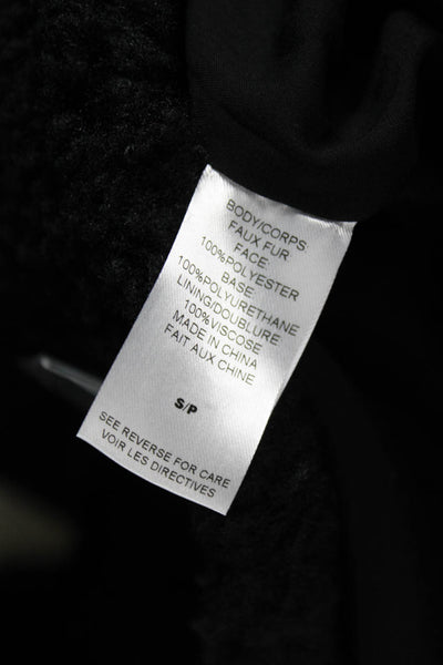 Cami NYC Womens Basic Jacket Black Button Polyester Long Sleeve Size XS