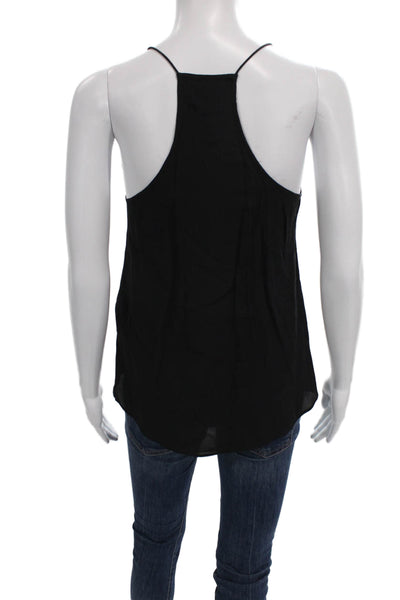 Cami NYC Women Camisole Black Silk V-Neck Sleeveless Size XS