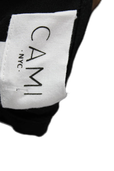 Cami NYC Women Camisole Black Silk V-Neck Sleeveless Size XS
