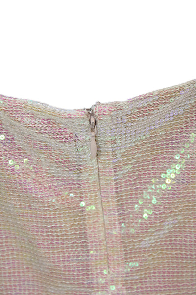 Cami NYC Women Camisole Sleeveless Square Neck Multicolor Zip Size 2XS