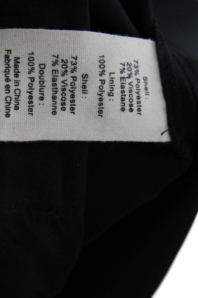 L'Agence Womens Black Polyester Dress Pants Inseam 33 Size 6