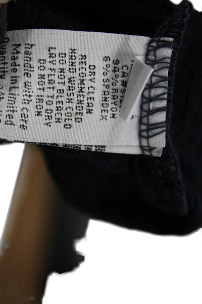 Michael Lauren Womens Rayon Henley Sleeveless Tank Blue Size XS