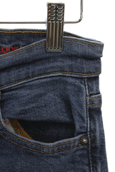 AO.LA Women Flared Mid Rise Blue Cotton Jeans Size 27