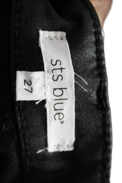 STS Blue Women Skinny Black Mid Rise Cotton Blend Jeans Size 27