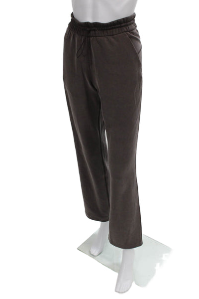 Lululemon Women Gray Drawstring Sweatpants Recycled Polyester Size 4