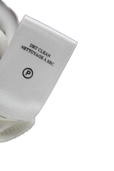 A.L.C. Womens Basic T-Shirt White Cotton Round Neck Short Sleeve Size XS