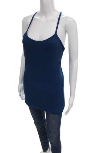 Lululemon Womens Basic Sleeveless Scoop Neck Blue Tank Size M
