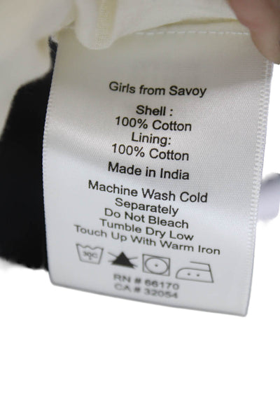 Girls From Savoy Anthropologie Womens Fit & Flare Halter Ivory Midi Dress Size 4