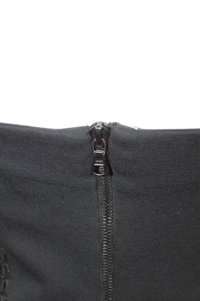 Vera Wang Women Sheath Dress Strapless Black Knee Length Size 2