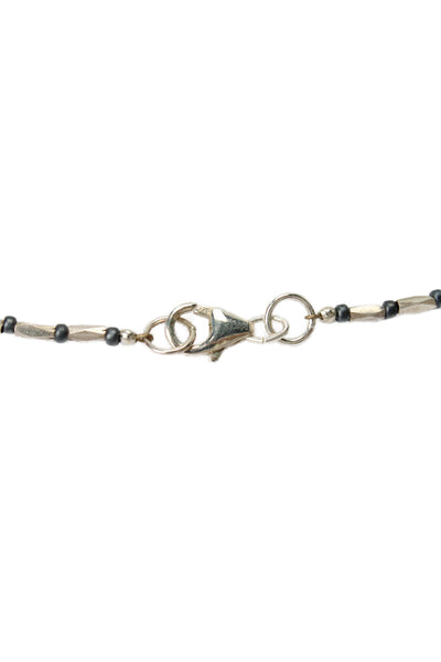 Designer Womens 925 Silver Labradorite + Apatite Beaded Pendant Necklace 18" 14g