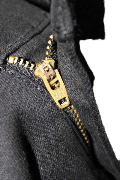 Frame Womens High Rise Ankle Jeans Black Cotton Size 24