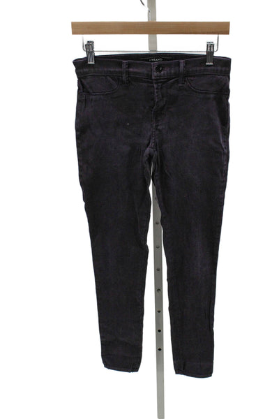 J Brand Womens Skinny Purple Cotton Jeans Size 27