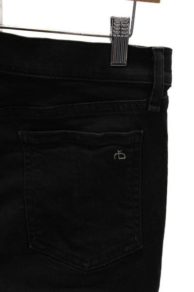 Rag & Bone Women Skinny High Rise Black Jeans Size 31