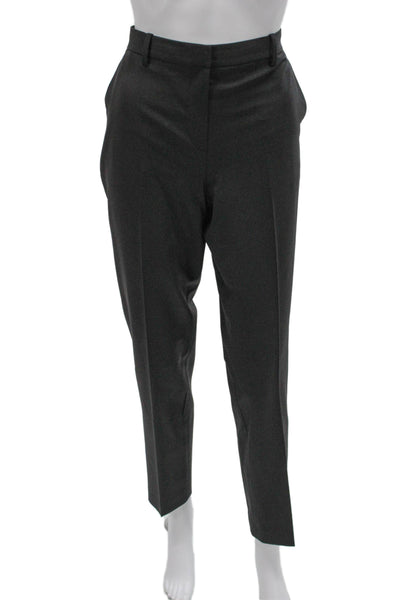 Theory Women Dress Pants Black Wool Zip Size 4