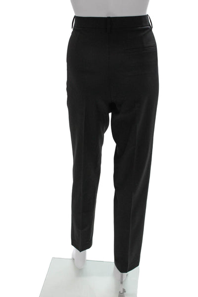 Theory Women Dress Pants Black Wool Zip Size 4