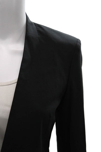 Theory Women Pantsuit Gray Virgin Wool Long Sleeve Size 0