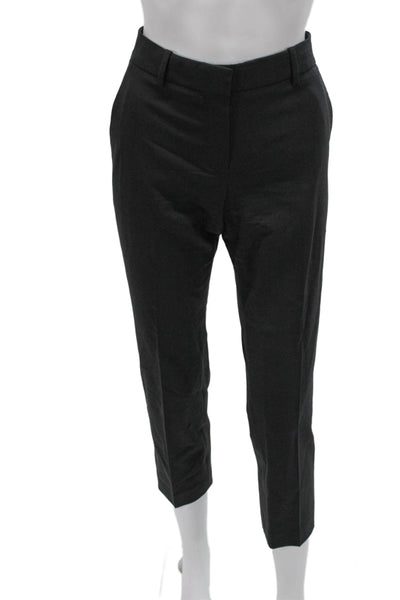 Theory Women Pantsuit Gray Virgin Wool Long Sleeve Size 0