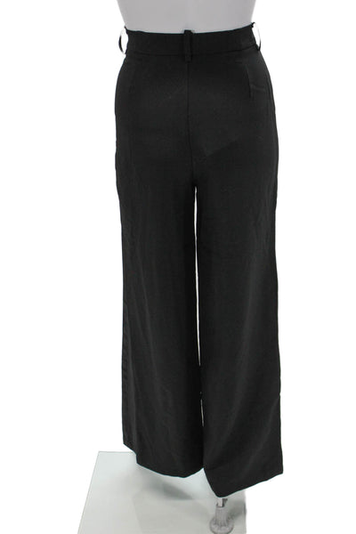 Aqua Womens Dress Pants Gray Polyester Zip Solid Fall Size S