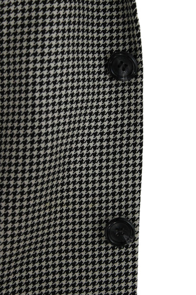Mark & Spencer Mens Blazer Black Wool Check Size 44