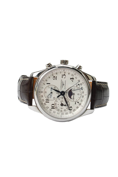 Longines Mens Stainless Steel Heritage Master L2.733.4 Automatic Watch 42mm