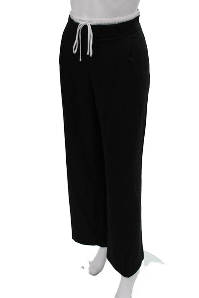 Lioness Womens Black Polyester Drawstring Sweatpants Size L