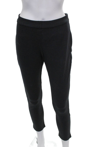 Kate Spade Women Ankle Pants Black Viscose Zip Size 6