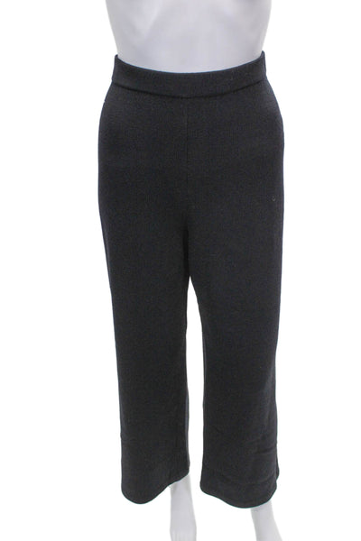 St. John Collection By Marie Gray Women Dress Pants Black Wool Pull On Size 6