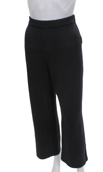 St. John Collection By Marie Gray Women Dress Pants Black Wool Pull On Size 6