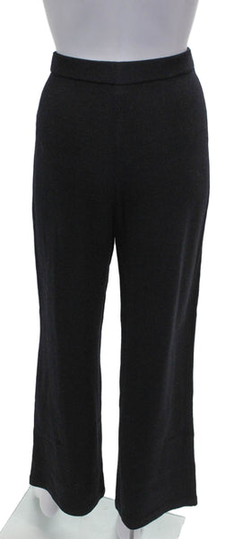 St. John Collection By Marie Gray Women Dress Pants Black Wool Pull On Size 6