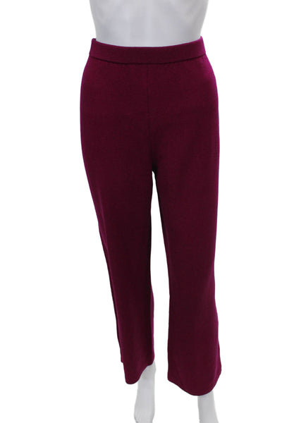 St. John Collection Womens Dress Pants Purple Wool Size 8