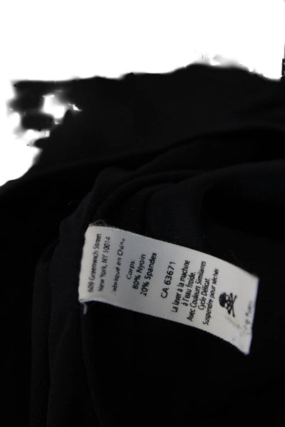 Soul Women Black Basic Nylon Sleeveless Round Neck Tank Size S