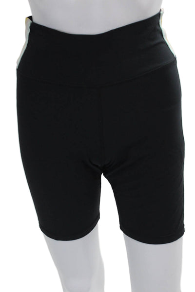 Spiritual Gangster Women Athletic Black Nylon Shorts Size M
